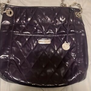 Elegant Purple Quilted Bag